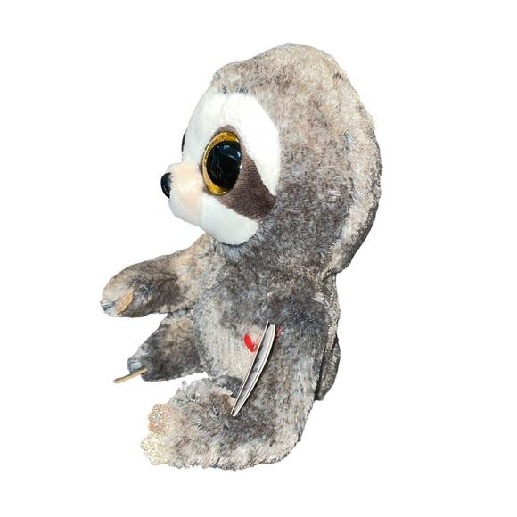 Ty Beanie Boos Plush Sloth Dangler Stuffed Animal Nursery Shower Gold Eyes 9" - Picture 4 of 9